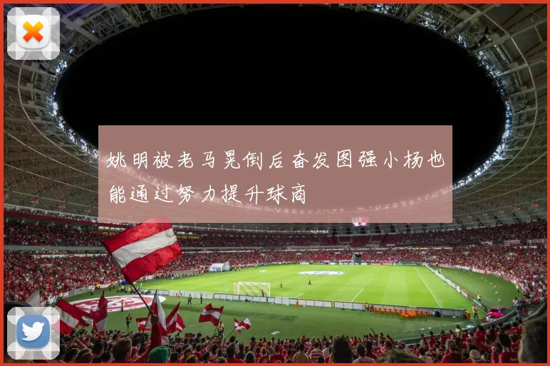 姚明被老马晃倒后奋发图强小杨也能通过努力提升球商